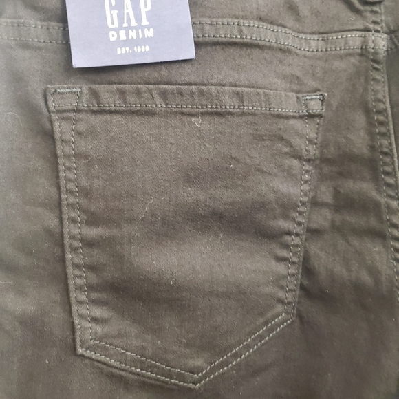 NWT Gap Denim Black Mid Rise Legging Jeans J117 - Picture 4 of 8